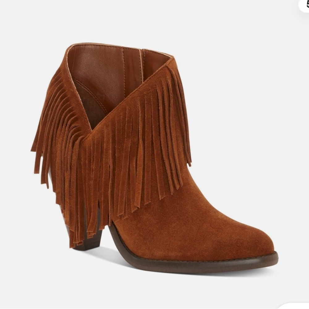 Jessica Simpson fringe booties